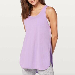 Lululemon Side Story Tank Lilac Quartz Size 8